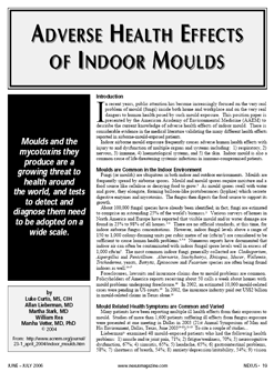 adverse health effects indoor moulds